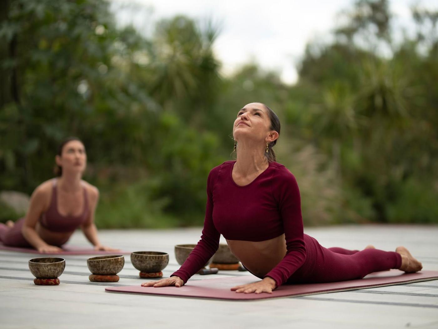 rooftop yoga